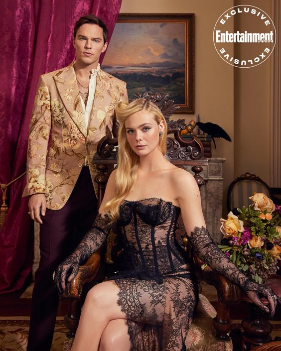 <em>The Great</em> stars Elle Fanning and Nicholas Hoult reign over EW\'s digital cover shoot