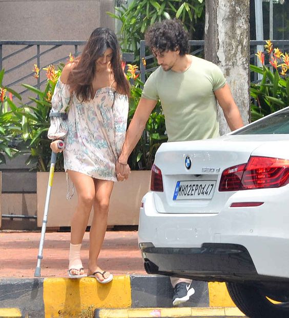 Disha Patani and Tiger Shroff In Bandra, Mumbai