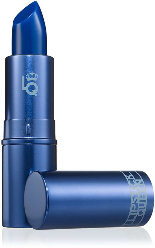 Lipstick Queen Hello Sailor Lipstick, a nautical inspired, ultra-modern, navy blue sheer lipstick with a cool berry tint and hint of deep sapphire. Enriched with vitamin E.