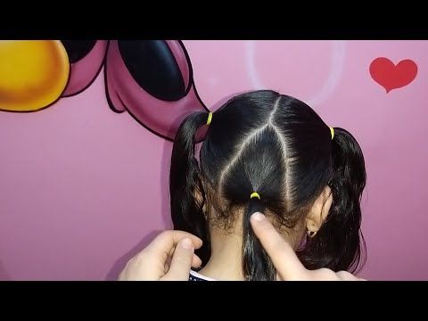 اجمل واشيك وابسط وارق تسريحه للاطفال للشعر الخشن والمجعد والهايش Youtube