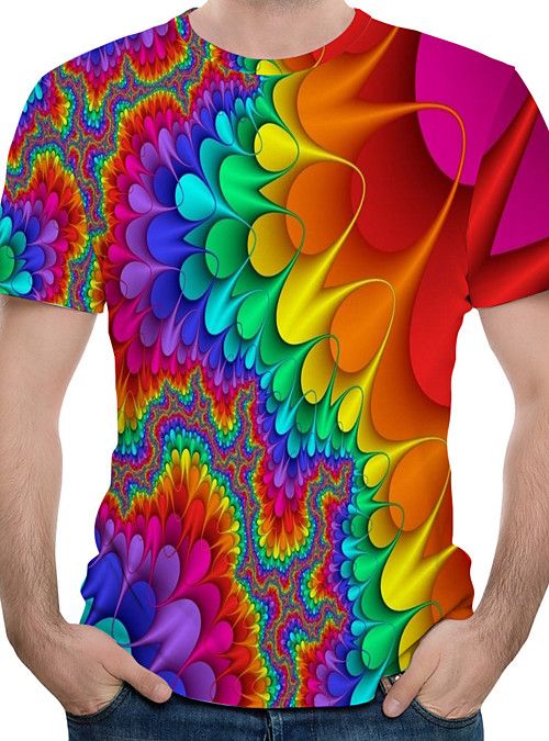 Chaofanjiancai/_men/_Blouse 3D Printed Shirts for Men,2020 Fashion Short Sleeve Round Neck T-Shirts Casual Graphics Tops Tees