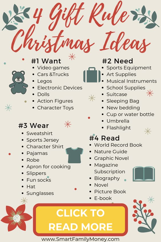 5 Gift Rule for Christmas: Why You Need To Try It - Smart Family Money