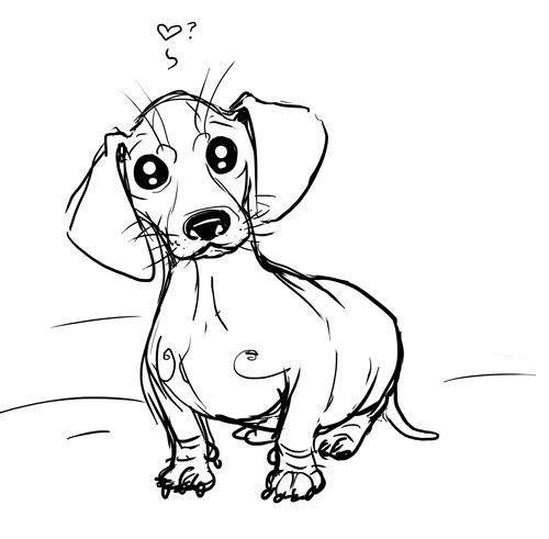 Pin By Beau West On Tattoo Ideas Dachshund Art Dog Art