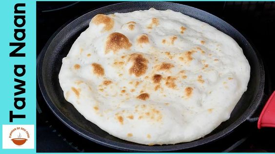 Tawa Naan | No oven, No Yeast | خبز نان بدون فرن | Naan Bread without Tandoor| Naan Recipe - EP 43