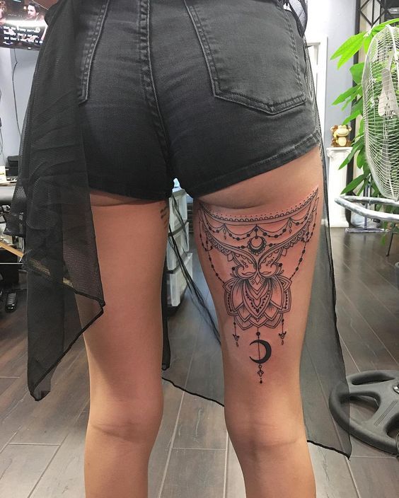Pin By Jayden K J Allen On Tattoo Tattoos Back Of Thigh Tattoo