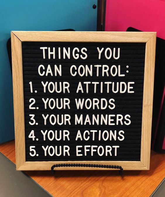 Only you can control your emotions NEW School Motivational Classroom POSTER