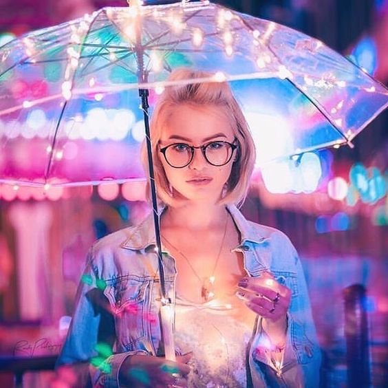 Image about girl in Lights by Private User on We Heart It