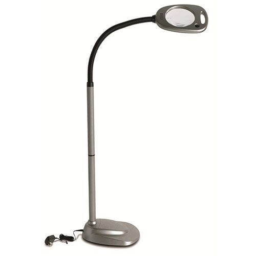 Illuminated Floor Standing Magnifying Glass Glasseagnifiers Complete Care Magnifier Magnifying Glass, Best Magnifying Floor Lamp For Sewing