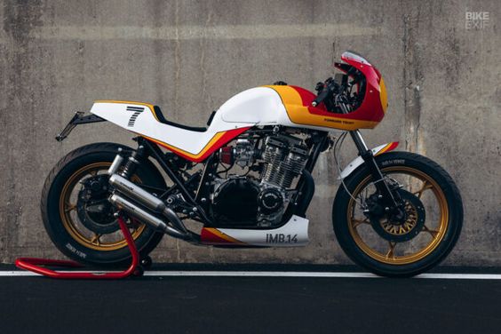 Fresh angle: Giving the Katana 1100 a retro racer vibe