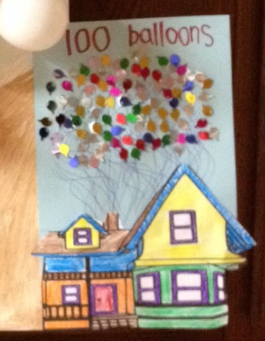 100th day of school up house 100 balloon confetti sprinkles print out of u balloons confetti balloons house colors