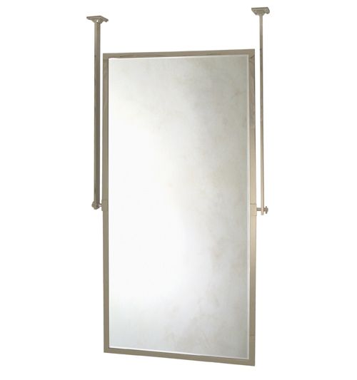 Metropolitan Pivoting Mirror Ceiling Mounted Great For In Front Of A Window Bathroom Design Interior Metropolitan Pivoting Mirror Ceiling, Ceiling Hung Mirror Hardware