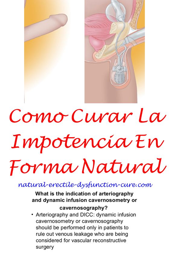 Jovenes ereccion problemas de causas en