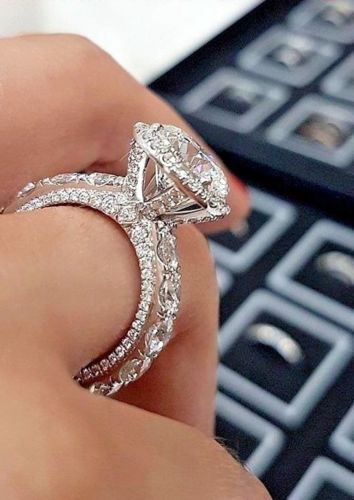 Diamond Womens elegant wedding rings for Men