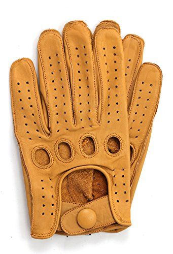 Riparo Men's Genuine Leather Reverse Stitched Full-Finger Driving Motorcycle Riding Gloves Riparo Men's Genuine Leather Reverse Stitched Full-Finger Driving Motorcycle Riding Gloves