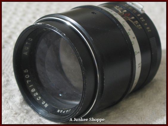 FOCAL F135mm K Type Connection 1:2.8 Camera Lens Used Picture Photography IMG 641 http://ajunkeeshoppe.blogspot.com/