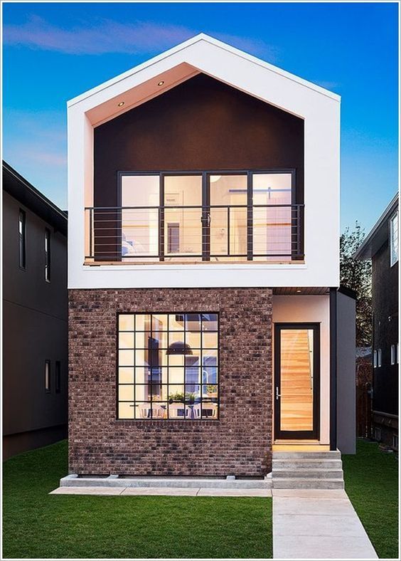 73 Fotos Para Disenos De Casas Pequenas Modernas Economicas Y Bonitas Architecture Architecture House Small Modern Home