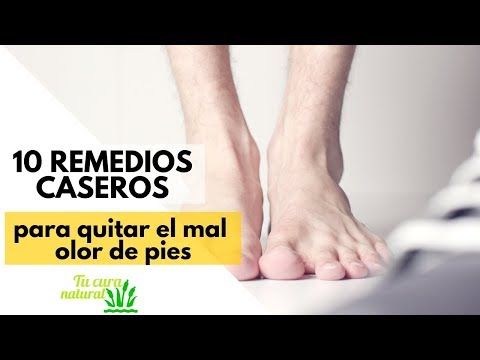 como eliminar el mal olor delos pies de forma natural