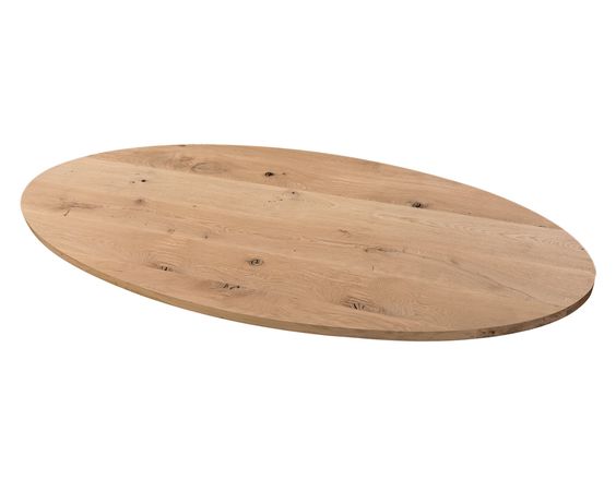 Ovale eikenhouten eettafel XX-poot 10x4 | Table du Sud