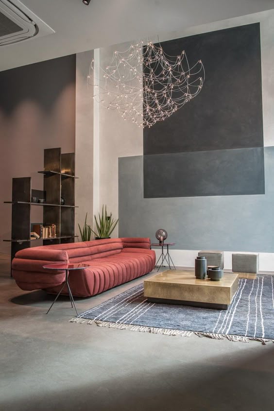 Phòng khách cuốn hút không chỉ là mua sofa da thật ở đâu