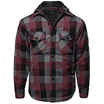 Legendary Whitetails mens Maplewood Hooded Shirt Jacket Long Sleeve