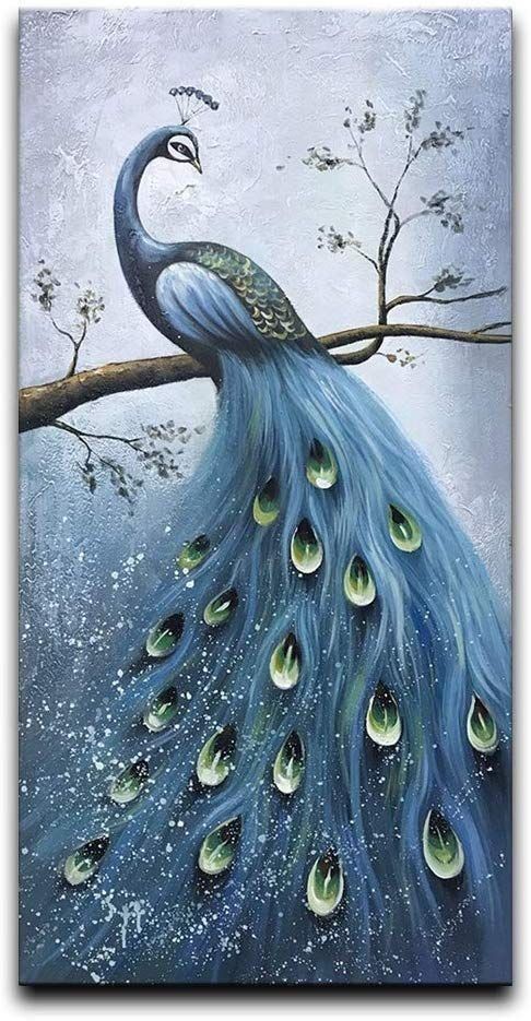 Pin by Kanika on Painting in 2022 | Sky art painting, Peacock artwork, Beauty art drawings