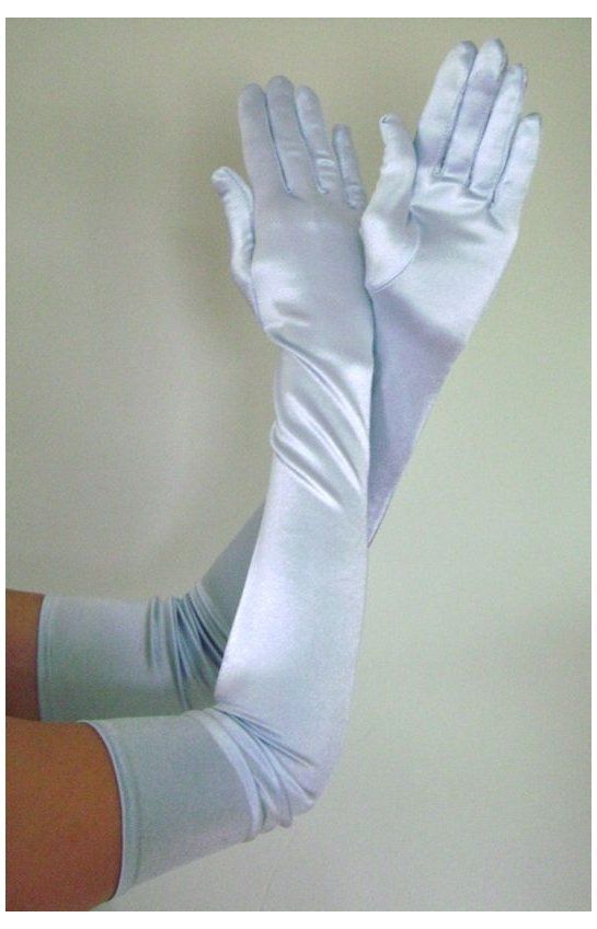 Cinderella Satin Fingerless Elbow Length Gloves Cinderella Satin Fingerless Elbow Length Gloves