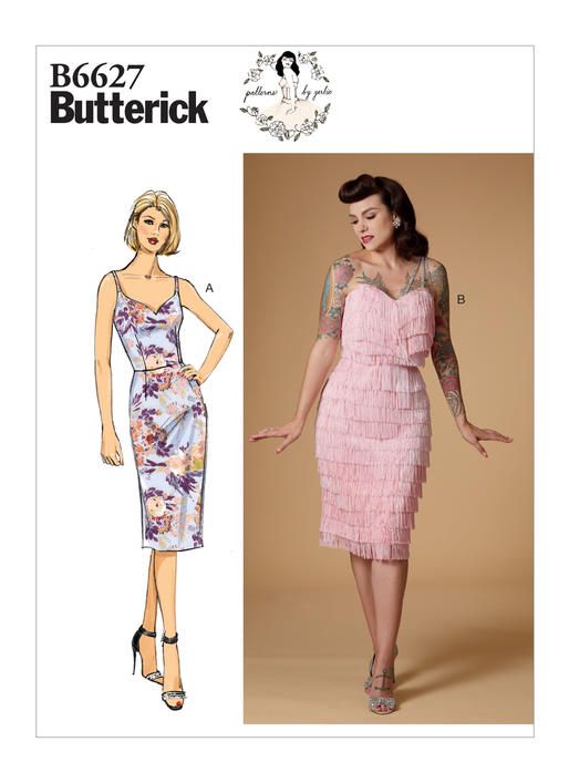 Butterick Sewing Pattern 6349 Misses/' Handkerchief Or Straight Hem Dresses