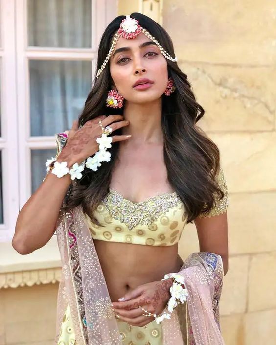 South actress Pooja Hegde oozes oomph in blue co-ord set, jets off to Chennai - In Pics