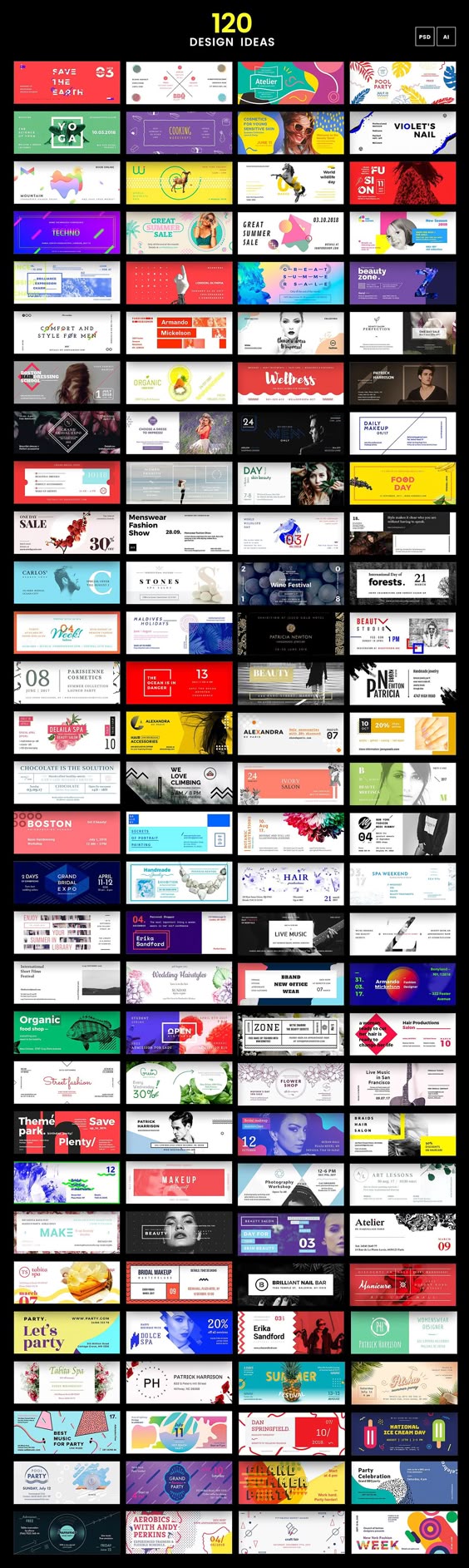 Improve the look of your social media pages as well as blog or website and attract more clicks on your posts with new Web Banners Bundle!Made with attention to details, the banners follow the latest design trends and are optimized for different social n…