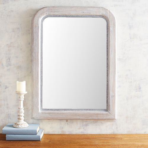 Whitewashed Arch Mirror Decor Whitewashed Arch Mirror, Pier One Whitewashed Mirror