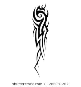 Tribal Tattoo Sleeve Abstract Black Pattern Vector Sketch Art Design Isolated Tribal Tattoo Vector Templates Tribal Tattoos Sleeve Tattoos Tribal Art Tattoos