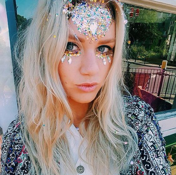 Festival glitter and jewels
