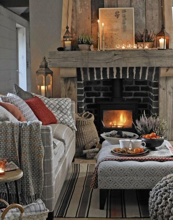 Cozy Living Room With Fireplace warm and cosy living room with rustic fireplace | cosy nights Cozy Living Room With Fireplace warm and cosy living room with rustic fireplace | cosy nights