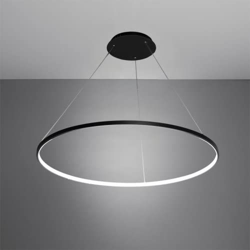 LightInTheBox 30W Pendant Light Modern Design/LED Ring Lighting Fixture Acrylic Chandeliers for Office Showroom LivingRoom Black Home Color Warm White Source Color 4752449 LightInTheBox 30W Pendant Light Modern Design/LED Ring Lighting Fixture Acrylic Chandeliers for Office Showroom LivingRoom Black Home Color Warm White Source Color 4752449