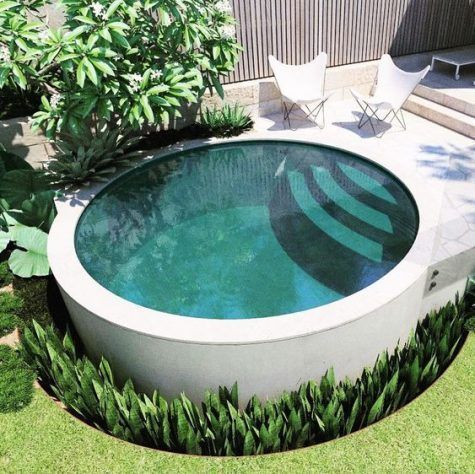 23 Coole Runde Pools Um Den Sommer Zu Genießen Coole Den Genießen Pools Amenagementjardin Small Backyard Pools Round Pool Swimming Pools Backyard