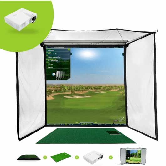 Golf In A Box Pro Simulator Optishot 2 Golf Top Sale In 2020 Golf Simulators Golf Simulator Screen Golf