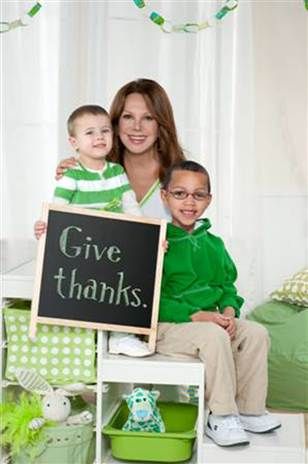 Marlo Thomas (Movie Star and St. Jude Children's Research Hospital Spokeswoman). Daugther of St. Jude founder Danny Thomas.