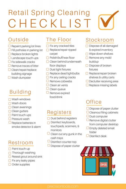 Printable Daily To Do List Cleaning Checklist Spring