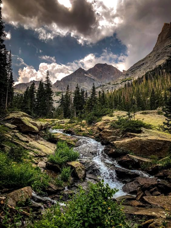 ITAP of Glacier Creek at Rocky Mountain National Park. by dallasdysfunction . . . . #photos #amazingworld #world #amazingphotography #amateurphotography #photography #incrediblephotos