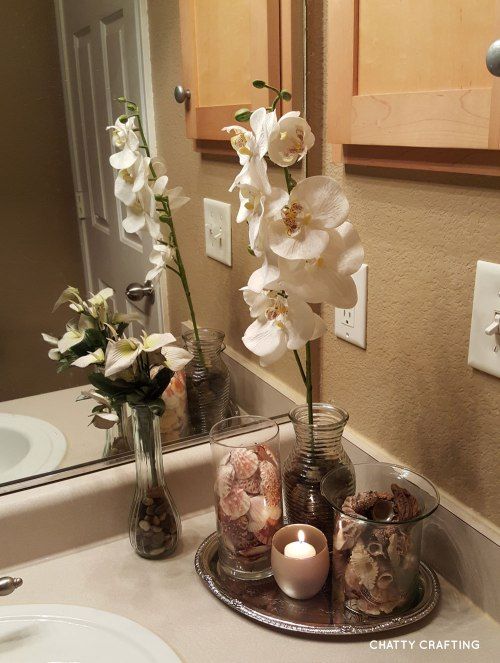 Spa Themed Bathroom Ideas Part - 29: Cheap Rocks From IKEA, A Couple Candles And A Scented Oil Reed Diffuser - Cheap And Easy (and Yummy Smelling) Decor For The Bathroom, Fits Perfectlu2026