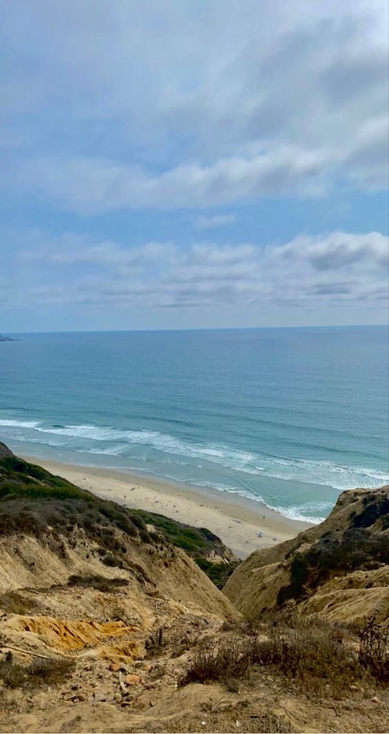 Beach views, cliff side,