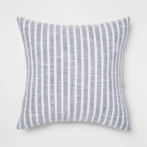 Woven Stripe Square Throw Pillow Threshold Target throw pillows 18x18 in