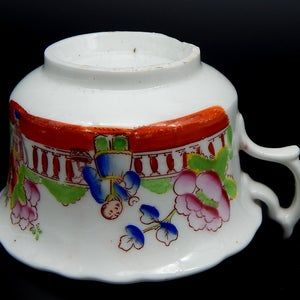 A Hilditch Polychrome Cup /& Saucer Duo