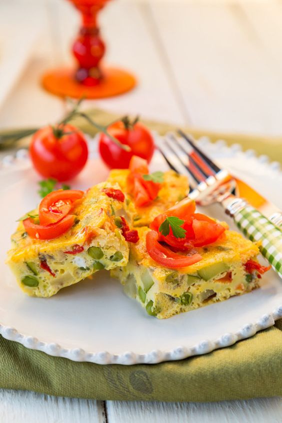 Slow Cooker Vegetable Omelette