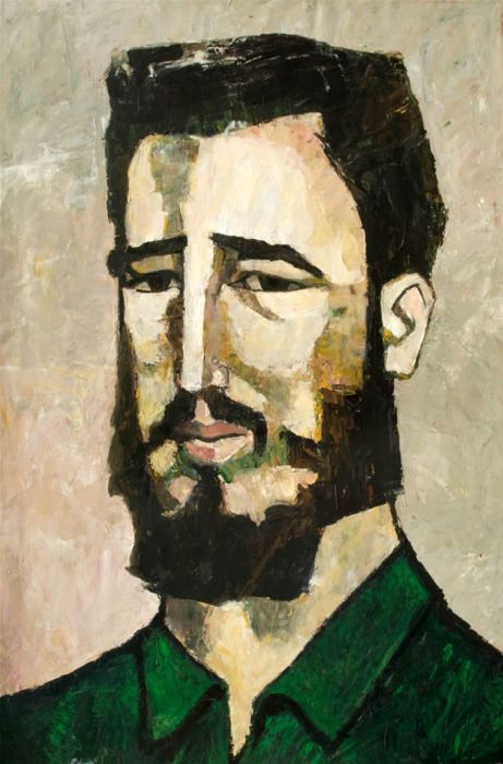 Portrait of Fidel Castro, 1961 Oswaldo Guayasamin - by style - Expressionism