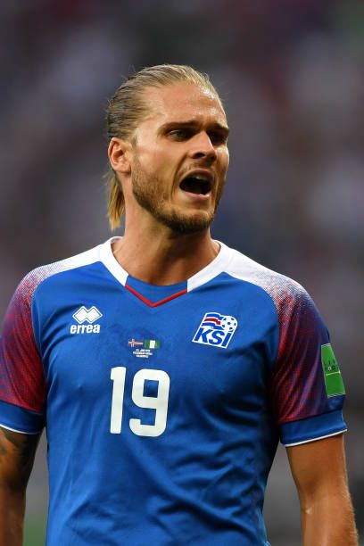 Rurik Gislason of Iceland reacts during the 2018 FIFA World Cup Russia group D match between Nigeria and Iceland at Volgograd Arena on June 22 2018...