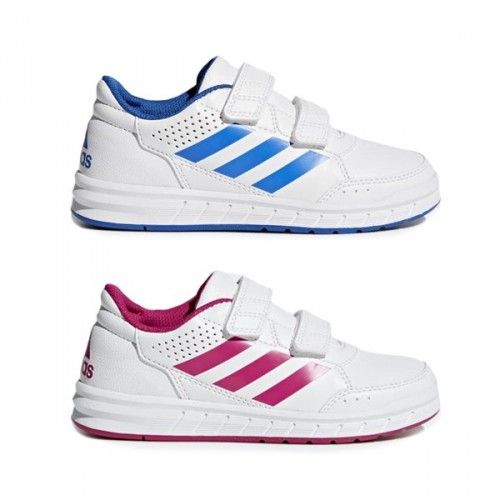 adidas Zapatillas de running para niña, color Blanco adidas Zapatillas de running para niña, color Blanco