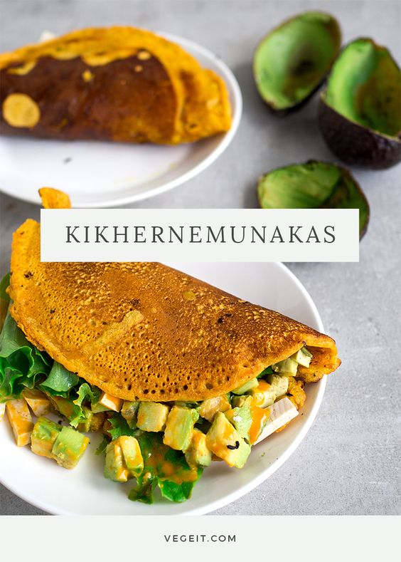 Kikhernelettu on vegaaninen korvike munakkaalle joka sopii niin aamu- väli- kuin iltapalaksi. Täyttävä, terveellinen, lasten ja vanhempien suosikki!