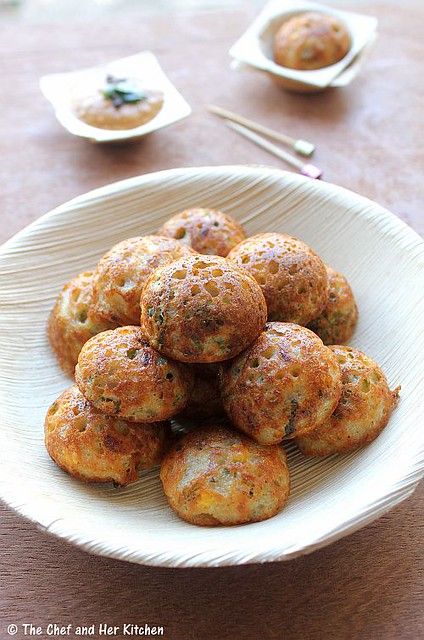 THE CHEF and HER KITCHEN: Instant Oats Paniyaram | Indian Oats Recipes