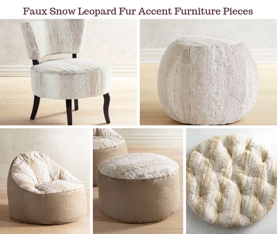 Faux Snow Leopard Collection Faux Snow Leopard Collection